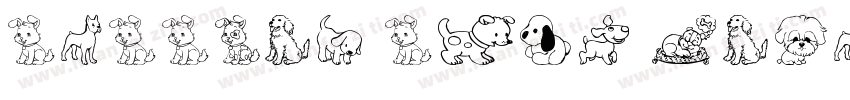 Puppies Play Regular字体转换